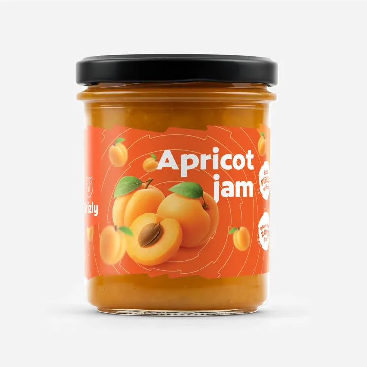 Aprikosenmarmelade mit extra Fruchtstücken