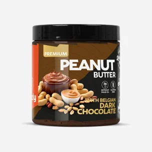 Erdnusscreme mit belgischer Schokolade