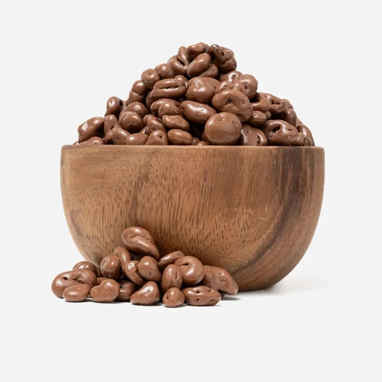 Rosinen in Vollmilchschokolade